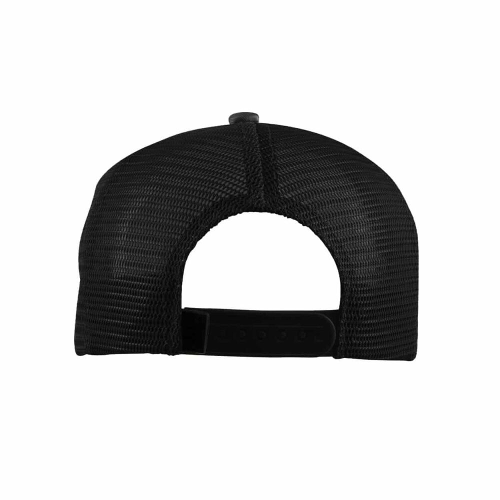 P.A.C. DIY Trucker Cap Blank Black – Bild 2