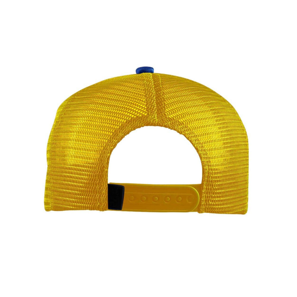 P.A.C. DIY Trucker Cap Blank Blue/Yellow – Bild 2